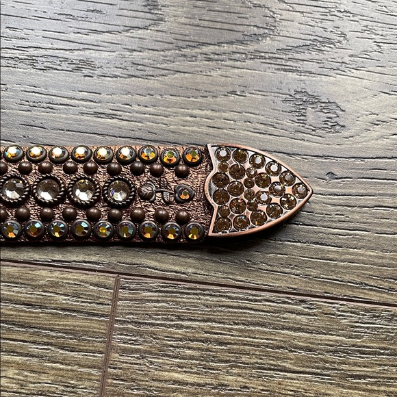 Kippys Brown Belt with Multicolor Embellishments main image 4